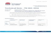 Technical Note - TN 084: 2016 - Transport for NSW