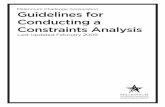 Guidelines for Conducting a Constraints Analysis, February ...