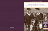 The Educational Effectiveness of Historically Black ...