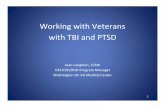 Meeting the needs of veterans with PSTD and brain injury