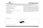 TP0610T P-Channel Enhancement-Mode Vertical DMOS FET …