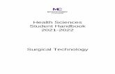 Health Sciences Student Handbook 2021-2022