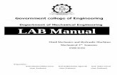 Department of Mechanical Engineering LAB Manual