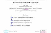 Audio Information Extraction