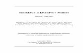 BSIM3v3.3 MOSFET Model User's Manual