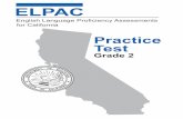 ELPAC Practice Test Grade 2 - achieve.lausd.net