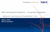 NEC Advanced Analytics Invariant Analyzer