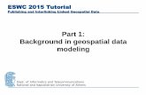 Part 1: Background in geospatial data modeling