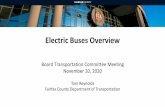 Electric Buses Overview - Fairfax County