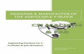 DESIGNER & MANUFACTOR OF THE ADJUSTABLE V-BLOCK