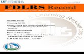 Issue 8 FDLRS Record - University of Florida