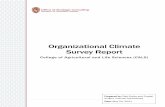 Organizational Climate Survey Report