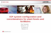 ICP system configuration and considerations for plant ...