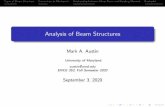 Analysis of Beam Structures