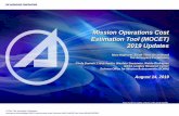 Mission Operations Cost Estimation Tool (MOCET) 2019 Updates