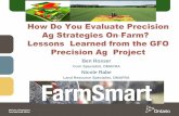 How do you evaluate precision ag strategies on-farm