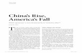 China’s Rise, America’s Fall