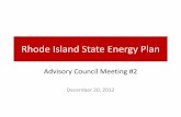 Rhode Island State Energy Plan