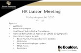 HR Liaison Meeting