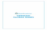 GERMAN: GLOBAL ISSUES