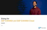 CAA303 - Sizing for SAP S/4HANA and SAP S/4HANA Cloud