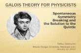 Galois Theory for Physicists