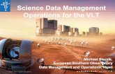 Science Data Management Operations for the VLT
