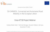 Innovation Action H2020-ICT-2018-2 5G-CARMEN Connected and ...