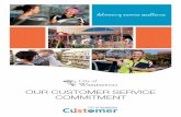 OUR CUSTOMER SERVICE COMMITMENT - City of Wanneroo