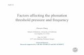 Factors affecting the phonation threshold pressure and ...