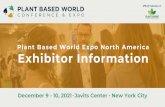 Plant Based World Expo North America Exhibitor Information