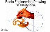 FST 213 Lecture Notes Basic Engineering Drawing