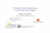 Primary Ciliary Dyskinesia: Overview and Update