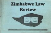 THE ZIMBABWE LAW REVIEW - OpenDocs Home