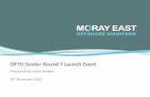 OFTO Tender Round 7 Launch Event - Ofgem