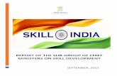 DRAFT Report of the sub-group of chief ministers on skill ...