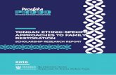 TONGAN ETHNIC-SPECIFIC APPROACHES TO FAMILY RESTORATION