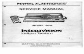 Intellivision Service Manual (Model 2609)