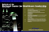 Bulletin of the National Center for Healthcare Leadership