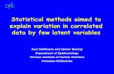 Statistical methods aimed to explain variation in ...