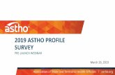 2019 ASTHO PROFILE SURVEY