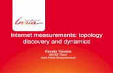 Internet measurements: topology discovery and dynamics