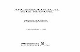 ARCHAEOLOGICAL SITE MANUAL - CoLAT