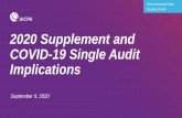 2020 Supplement and COVID-19 Single Audit Implications