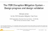 The ITER Disruption Mitigation System – Design progress ...