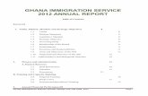 GHANA IMMIGRATION SERVICE 2012 ANNUAL REPORT