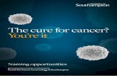 The cure for cancer? You’re it - University of Southampton