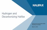 Hydrogen and Decarbonizing Halifax