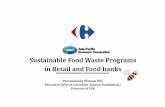 Sustainable Food Waste Programs in Retail and Food banks