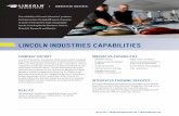 LINCOLN INDUSTRIES CAPABILITIES